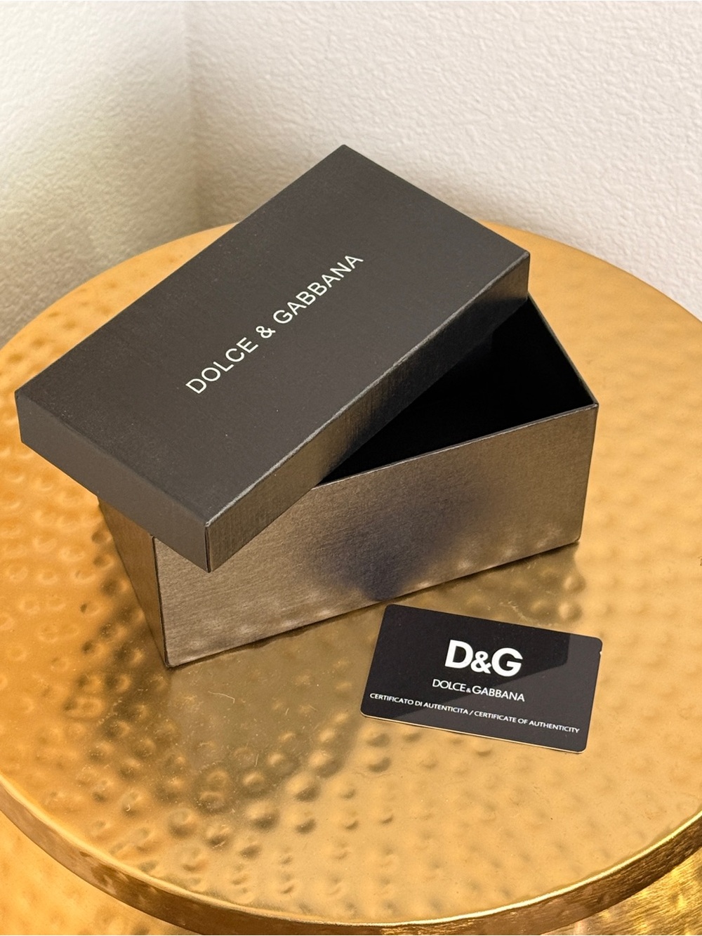Dolce & Gabbana Black and silver Accessories Box ONLY
